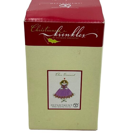 Dept 56 Patience Brewster Krinkles Clara Nutcracker Ornament Christmas Box RARE - Picture 6 of 8